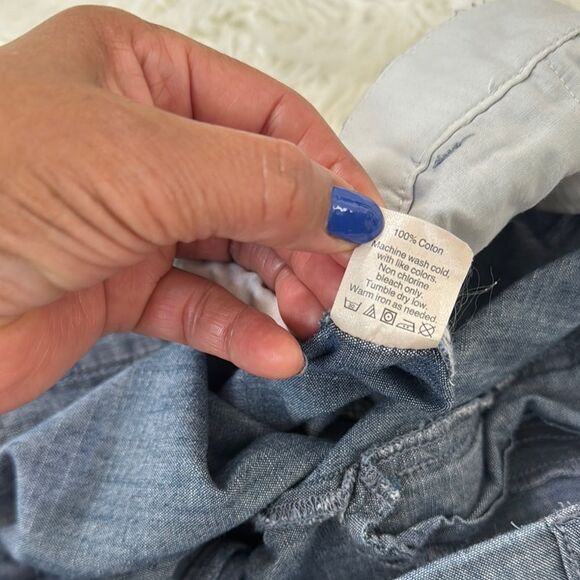 J. Crew Women's Blue Shorts Size 10 - Picture 8 of 9